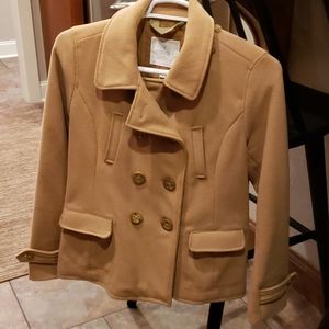 American Eagle Tan Pea Coat